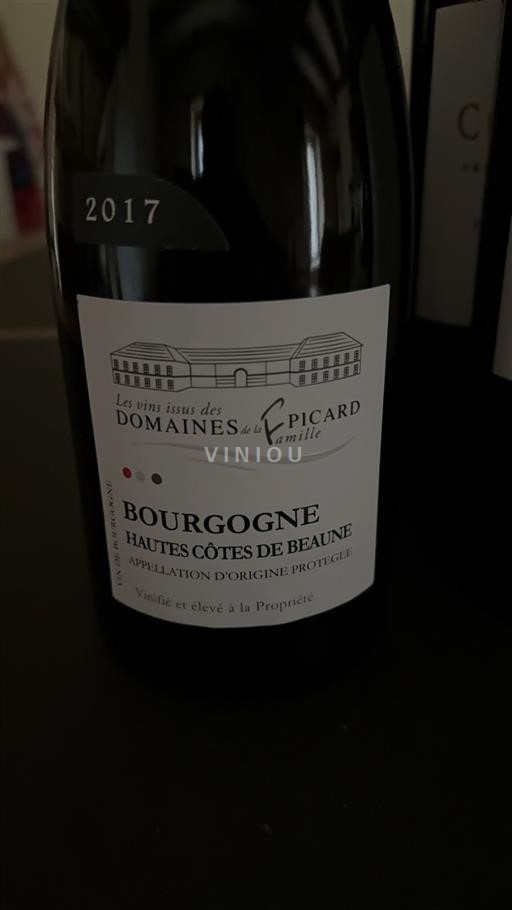 Burgund Hautes Côtes de Beaune Grand Cru Domaine S de la Famille Picard 2017