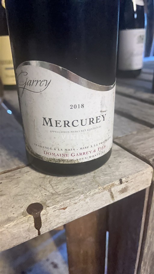 Bourgogne Mercurey Domaine Garrey & Fils 2018