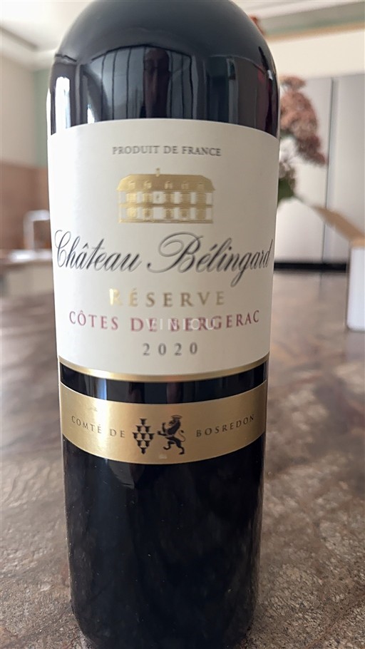 Zuidwest-Frankrijk Côtes-de-Bergerac Château Bélingard Réserve 2020