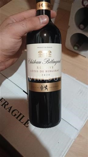 Sydväst Côtes-de-bergerac Château Bélingard Réserve 2020