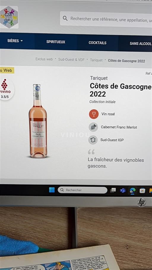 Sydväst Côtes de Gascogne Domaine Tariquet Collection Initiale 2022