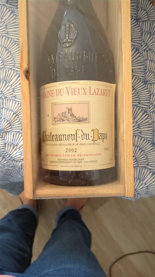 Rhône-dalen Châteauneuf-du-Pape Domaine Vieux Lazaret 2002