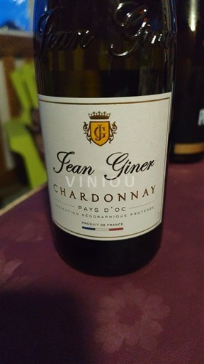 Languedoc-Roussillon Pays d'Oc Jean Giner Chardonnay 2023