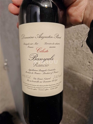 Rusijon Banjuls Domaine Augustin Parcé Céleste Non Millésimé