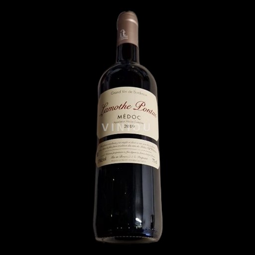 Vin Rouge sec L'Amothe Pontac G. Poitevin 2019 France Bordeaux Médoc AOC