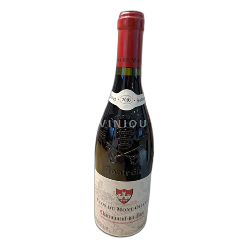 Rhônen laakso Châteauneuf-du-Pape Clos du Mont-Olivet 2007