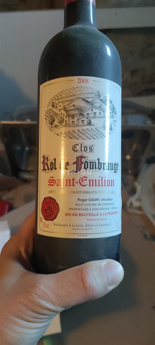 Bordeaux Saint-Émilion Clos Rol de Fombrauge 2008