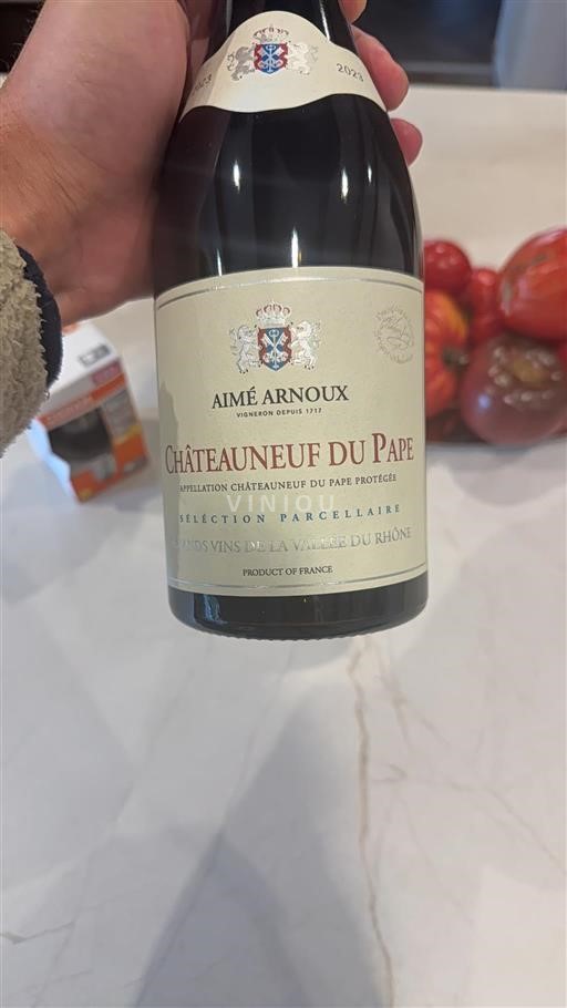 Rhônedalen Châteauneuf-du-Pape Aimé Arnoux Sélection Parcellaire 2023