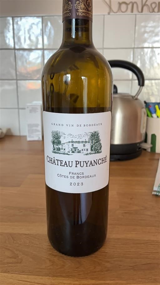Burdeos Côtes-de-Bordeaux Château Puyanché 2023