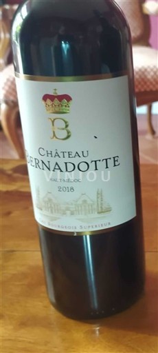 Burdeos Haut-Médoc Cru Bourgeois Supérieur Château Bernadotte 2018