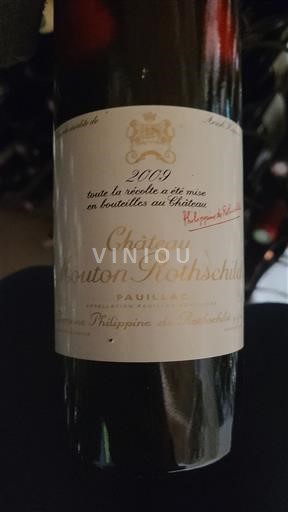 Bordeaux Pauillac Grand Cru Château Mouton Rothschild 2009