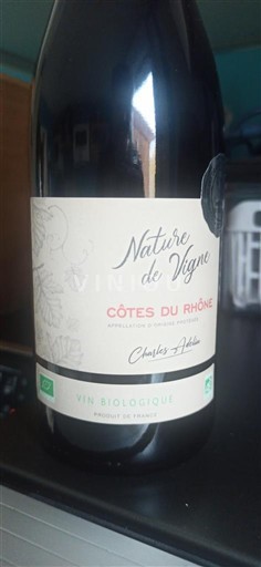 Rhône Valley Côtes du Rhône Charles Adelin Nature de vigne Non-Vintage