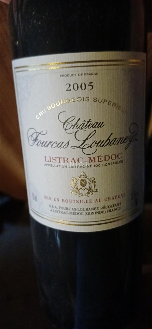 Bordeaux Listrac-Médoc Cru Bourgeois Château Fourcas Loubaney 2005