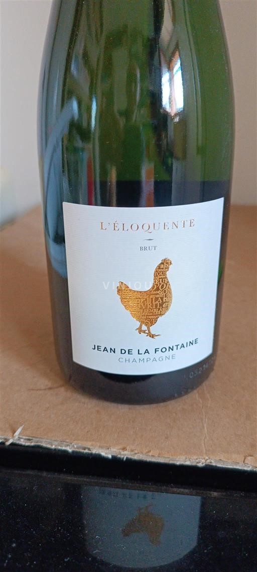 Champaña Champán Jean de la Fontaine L'Éloquente Sin añada