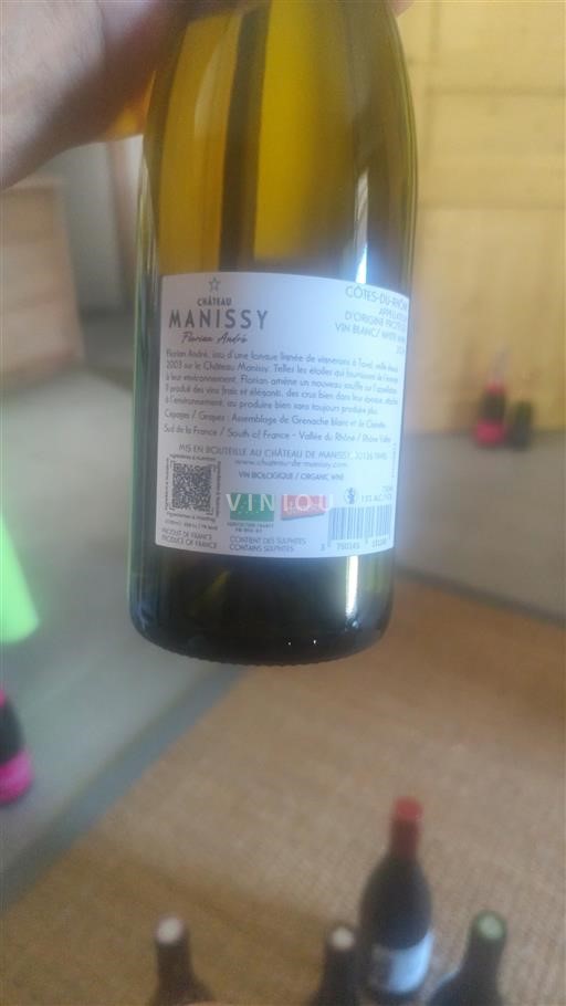 Valle del Rodano Côtes-du-Rhône Château Manissy Senza annata