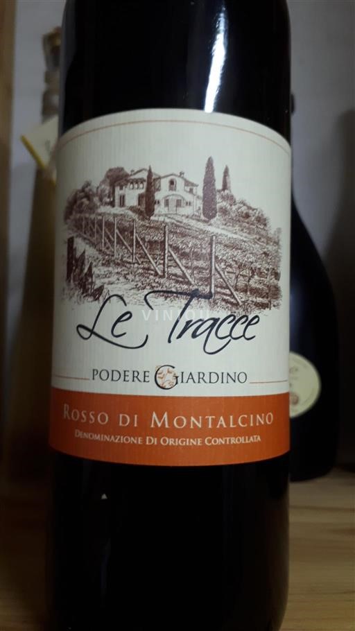 Tuscany Rosso di Montalcino Podere Giardino Le Tracce 2021