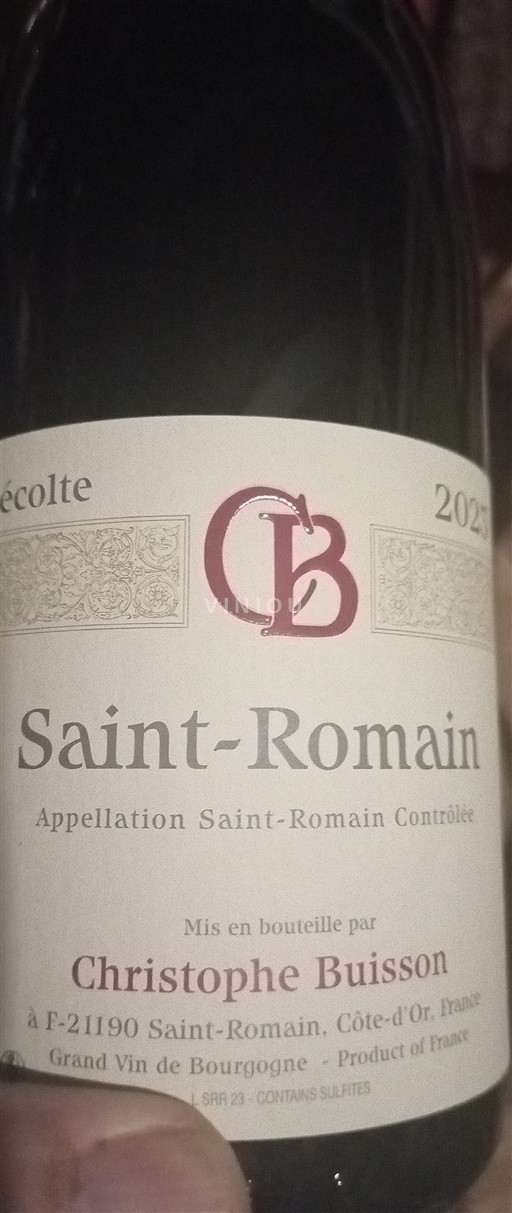 Burgundsko Saint-Romain Christophe Buisson 2023