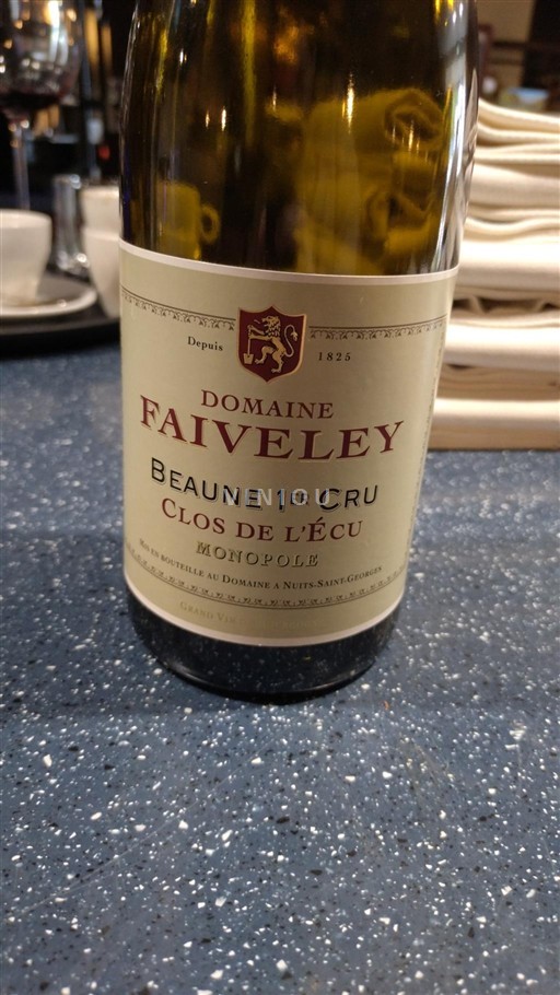 Bourgogne Beaune Premier Cru Domaine Faiveley Clos de l'Écu 2018