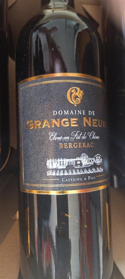 Sydvestfrankrig Bergerac Domaine Grange Neuve Élevé en Fût de Chêne 2020