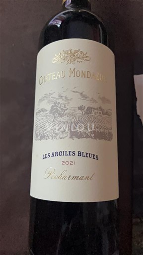 Sydväst Pécharmant Château Mondazur Les Argiles Bleues 2021