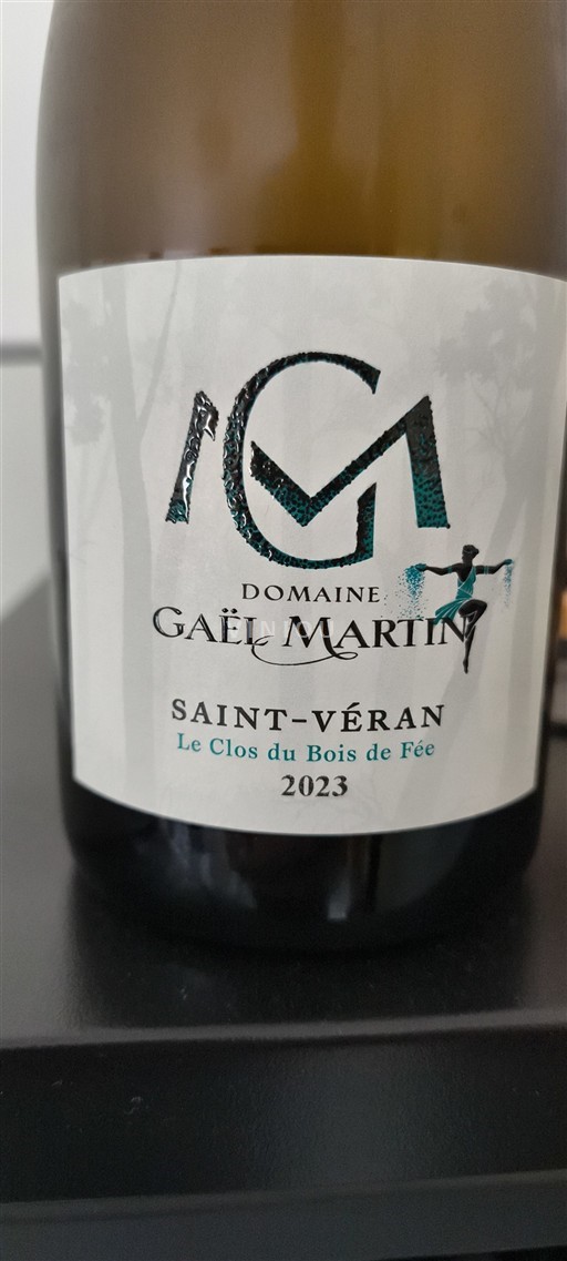 Burgund Saint-Véran Domaine Gaël Martin Le Clos du Bois de Fée 2023