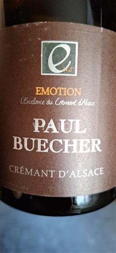 Alsace Crémant d'Alsace PAUL BUECHER EMOTION Icke årgångsbetecknad