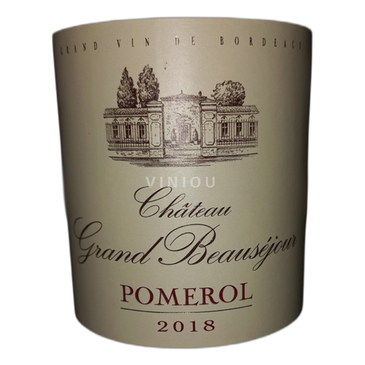 Bordeaux Pomerol Château Grand Beauséjour 2018