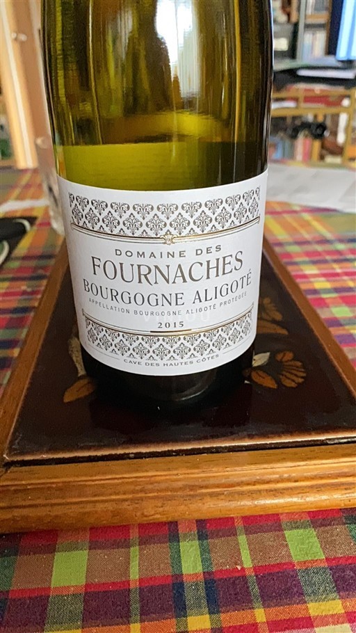 Borgoña Borgoña-Aligoté Domaine Des Fournaches Cave des Hautes Côtes 2015