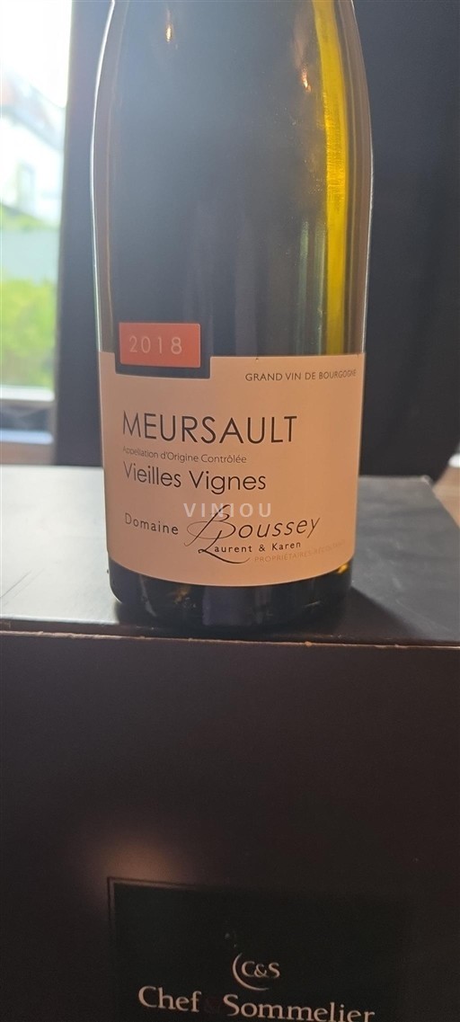 Burgund Meursault Boussey Vieilles Vignes 2018