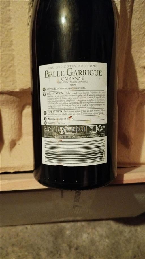 Rhônetal Cairanne Belle Garrigue 2019