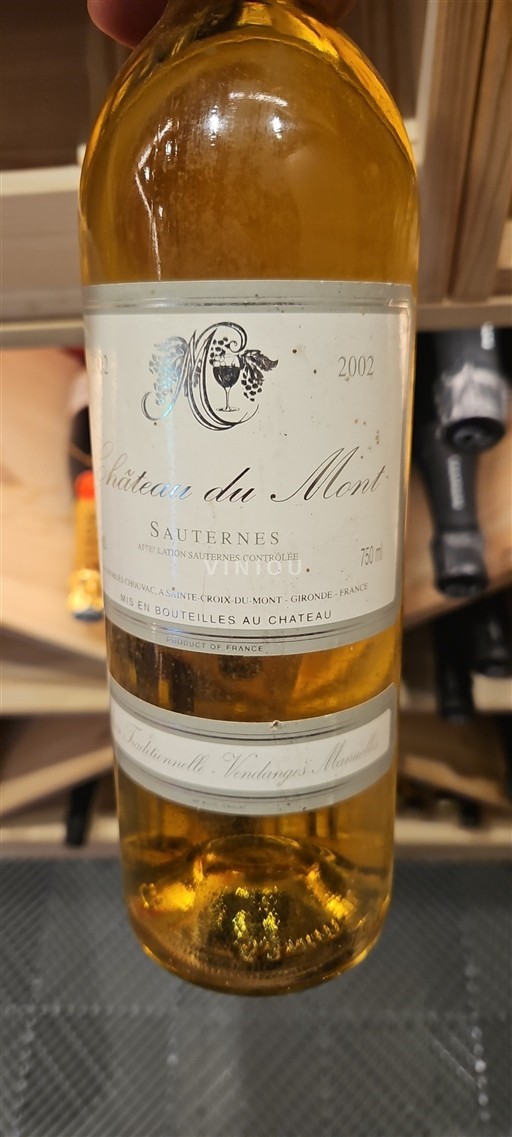 Bordeaux Sauternes Château Mont 2002