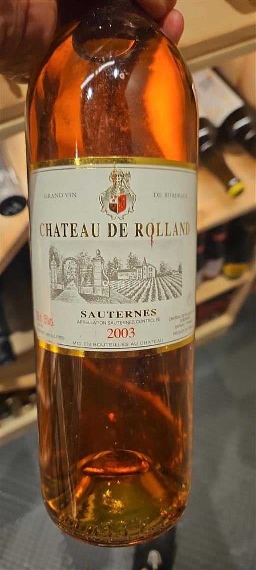 Bordeaux Sauternes Château Rolland 2003