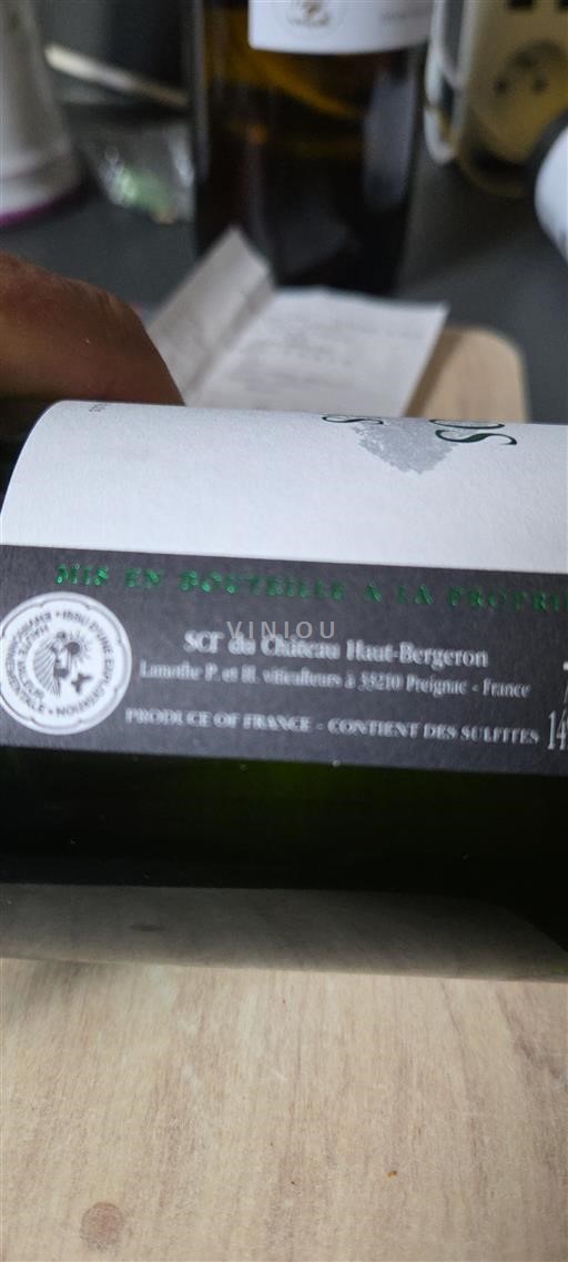 Bordéus Graves Château Haut-Bergeron Le Clos Des pins 2023