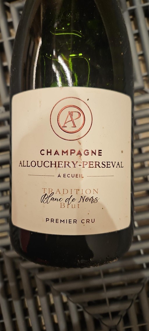 Champanhe Premier Cru Allouchery-Perseval Tradition Blanc de Noirs Não Sazonado