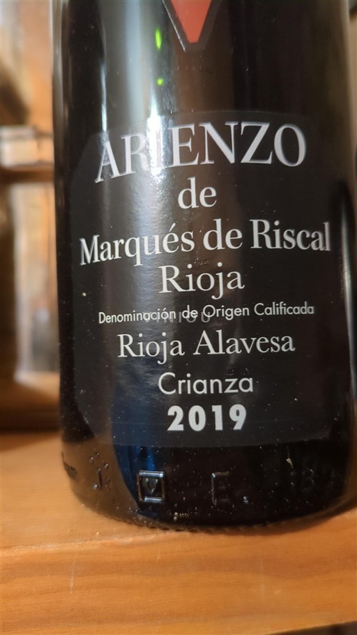 La Rioja Rioja Marqués de Riscal Arienzo 2019