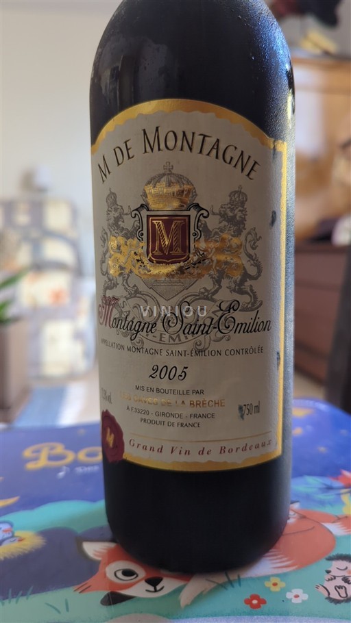 Burdeos Montagne-Saint-Émilion M de Montagne 2005