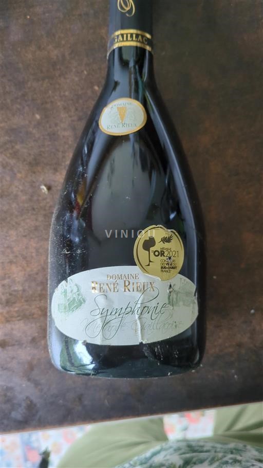 Sudoeste Gaillac Domaine René Rieux Symphonie 2020