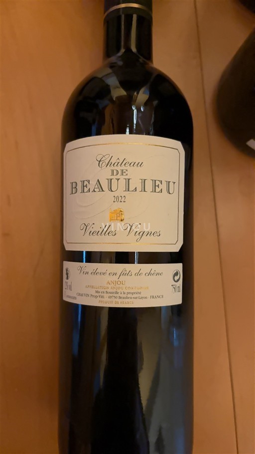 Loiretal Anjou Château Beaulieu Vieilles Vignes 2022