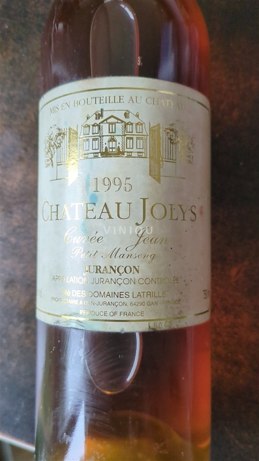 Southwest Jurançon Château Jolys Jean 1995
