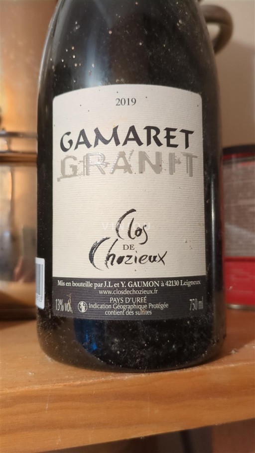Languedoc-Roussillon Pays d'Oc Clos de Chozieux Granit 2019