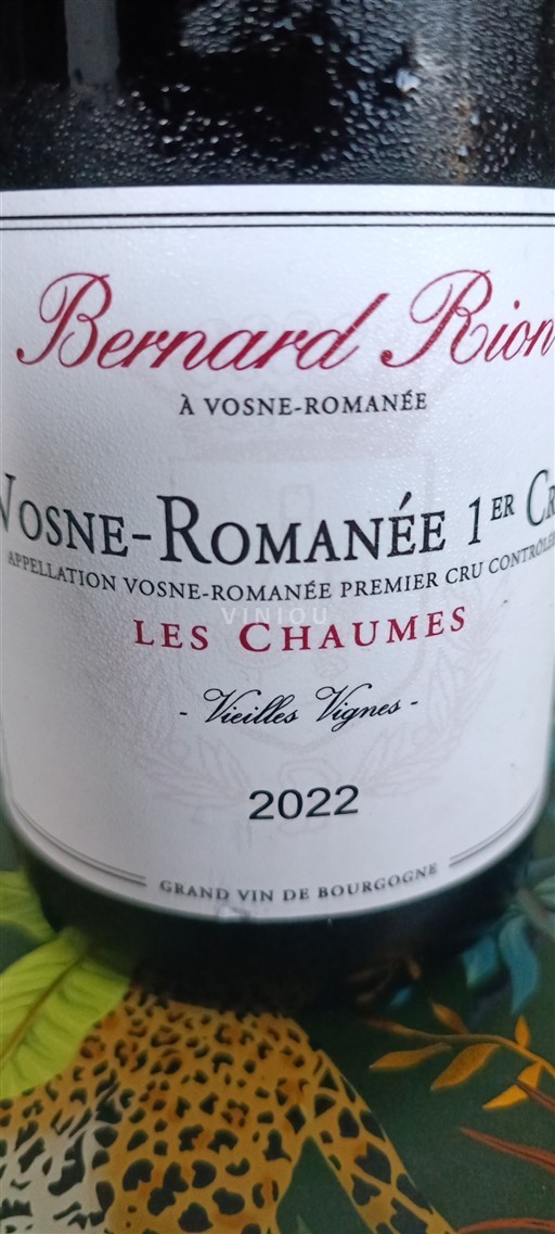 Burgund Vosne-Romanée Premier Cru Bernard Rion Les Chaumes 2022