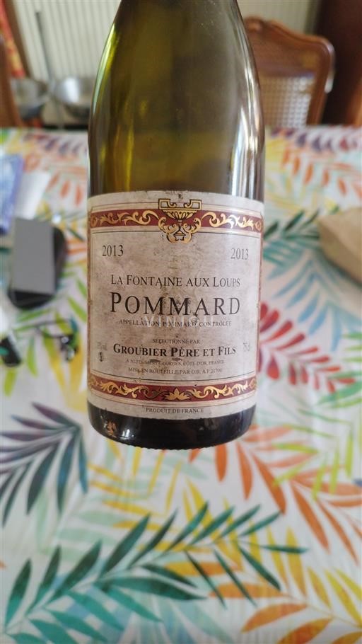Borgoña Pommard Groubier Père et Fils La Fontaine aux Loups 2013