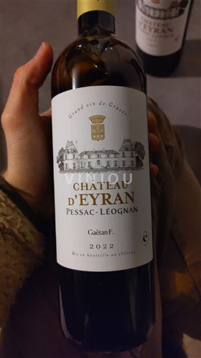 Bordéus Pessac-Léognan Château Eyran 2022