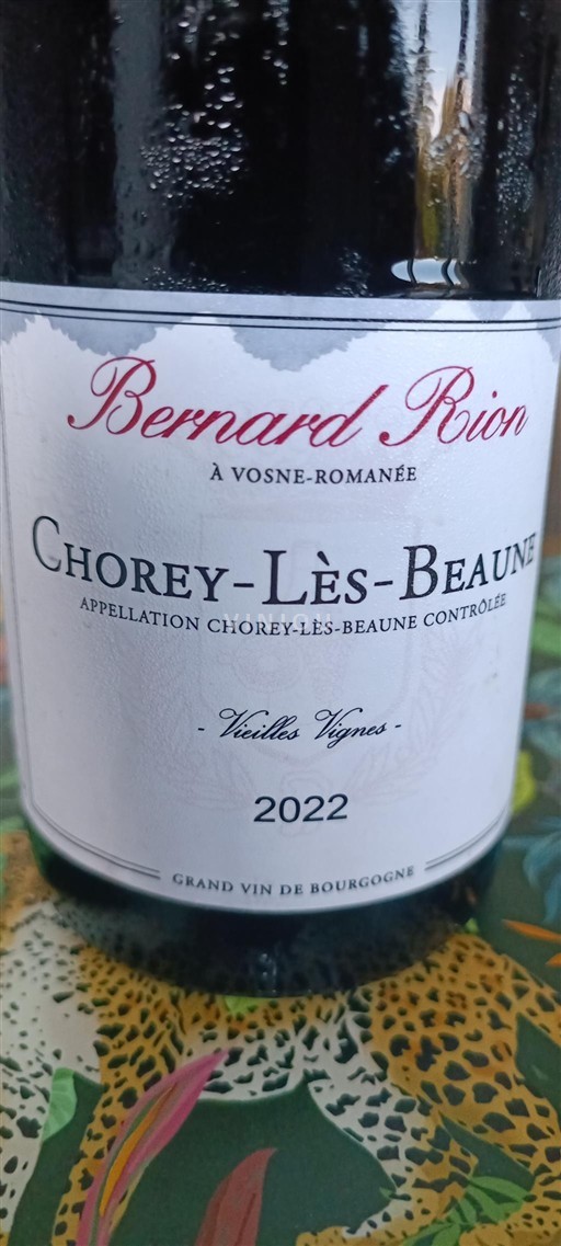 Borgogna Chorey-lès-Beaune Bernard Rion Vieilles Vignes 2022