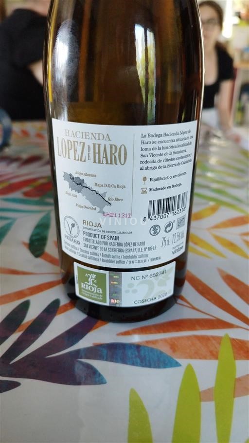 La Rioja Rioja Hacienda Lopez de Haro 2020