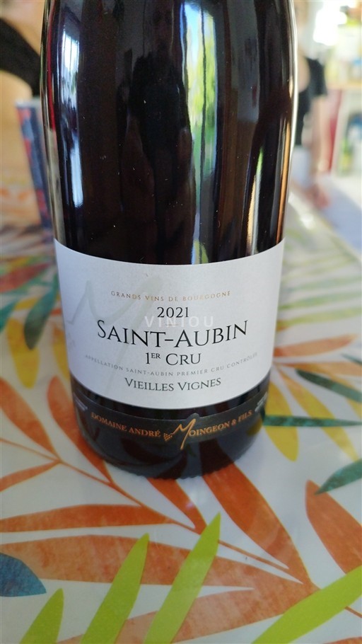 Burgundi Saint-Aubin Premier Cru Domaine André Moingeon & Fils Vieilles Vignes 2021