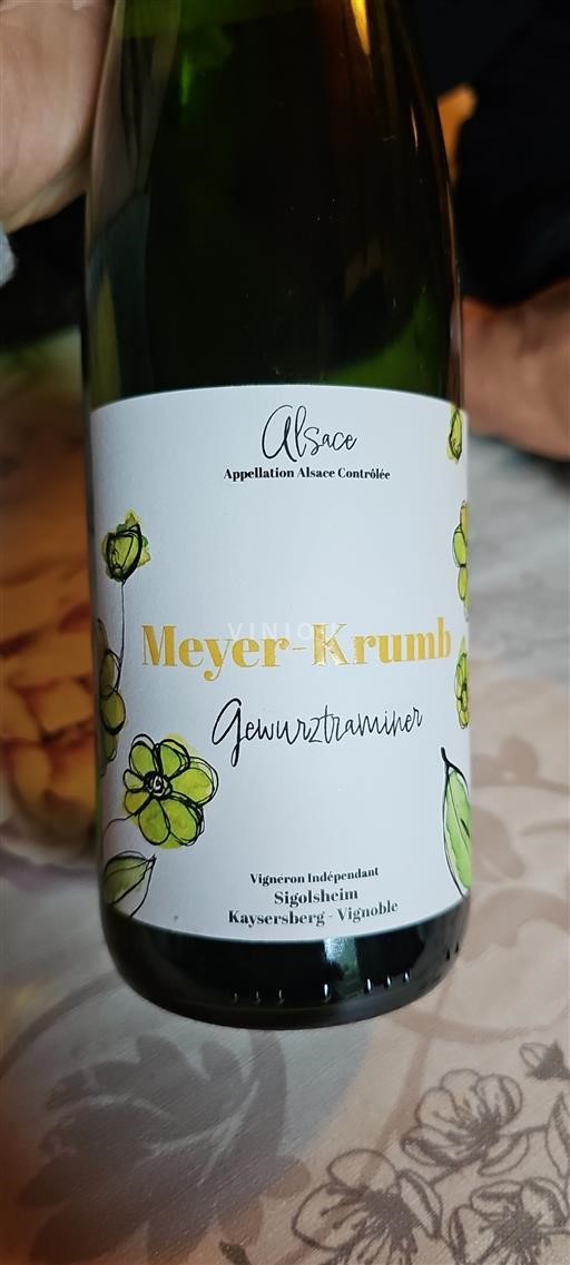 Alsace Grand Cru Meyer-Krumb Gewurztraminer Không niên vụ