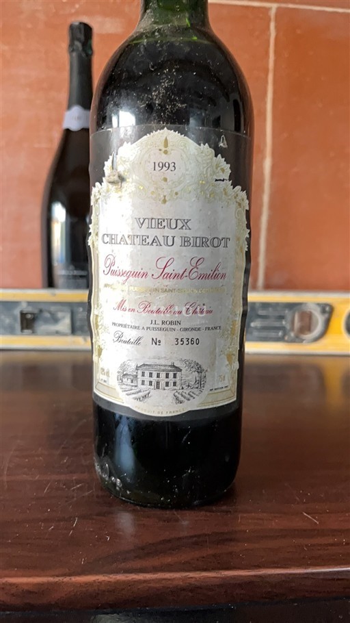 Bordeaux Puisseguin-Saint-Émilion Château Vieux Biret 1993