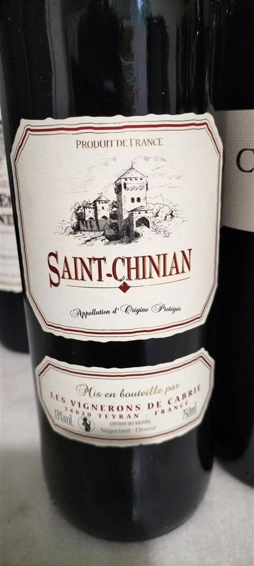 Languedoc Saint-Chinian Les Vignerons de Cabrie Sin añada
