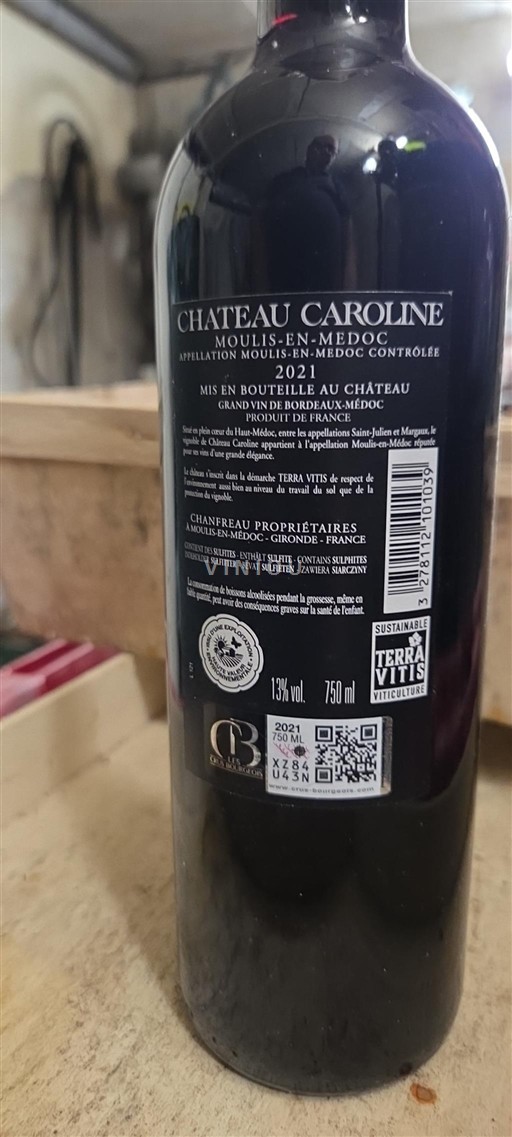 Bordeaux Moulis-en-Médoc Château Caroline 2021